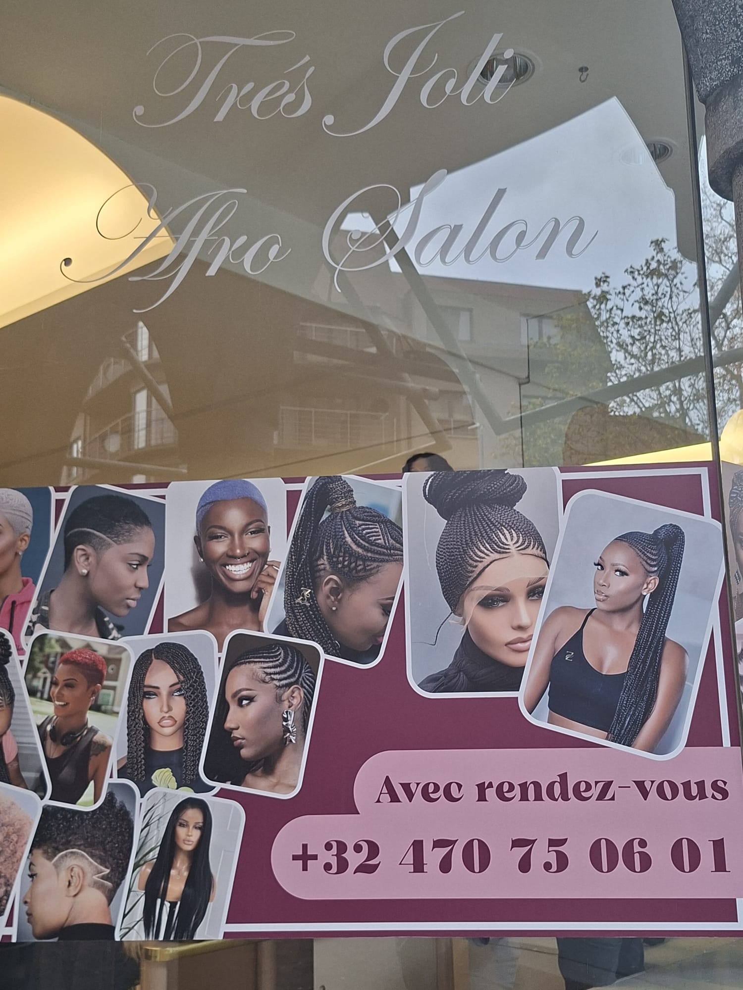 Tres Joli Afro Salon storefront